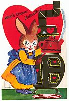 #HV001 - Large Mechanical Valentine with Bunny