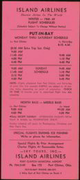 #CA040 - Island Airlines Schedule Winter 1968