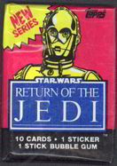 #ZZA140 - Star Wars Return of the Jedi Series 2 Blue Wax Pack