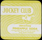 #ZLS105 - Jockey Club Pineapple Soda Bottle Label