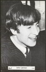 #CH191  - Early John Lennon Beatles Tour Postcard