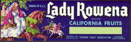 #ZLSG036 - Lady Rowena Grape Crate Label