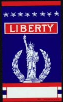 #LB014 - Statue of Liberty Broom Label