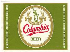 #ZLBE010 - Group of 10 Columbia Beer Labels with Statue of Liberty