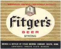 #ZLBE013 - Group of 10 Fitger's Beer Labels with Lighthouse