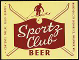#ZLBE030 - Sportz Club Beer Label