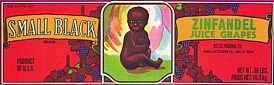#ZLSG032 - Small Black Grape Crate Label