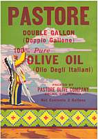 #ZLC045 - Pastore Olive Oil Label with Indian