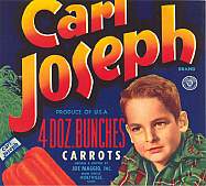 #ZLC052 - Carl Joseph Carrot Crate Label