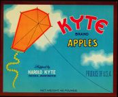 #ZLC076 - Kyte Brand Apple Crate Label