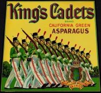 #ZLC097 - King's Cadets California Asparagus Label