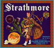 #ZLC107 - Strathmore Sunkist Orange Crate Label