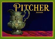#LC110 - Pitcher Brand Lemon Crate Label
