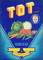 #ZLC116 - Tot Brand Vegetable Label