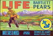 #ZLC120 - Life Bartlett Pears Crate Label