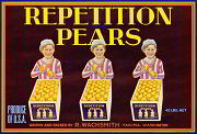 #ZLC128 - Repetition Pears Crate Label