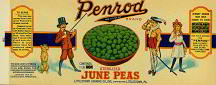 #ZLCA048 - Penrod June Peas Label - Booth Tarkington