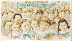 #SIGN033 - Joe Michl's Fifty Little Orphans Cigar Sign