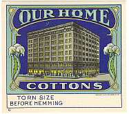 #LP032 - Group of 3 Our Home Cottons Label