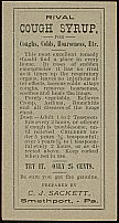 #LP034 - Early Rival Cough Syrup Label