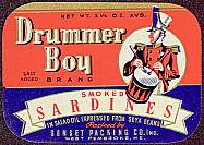#ZLCA060 - Drummer Boy Sardines Label
