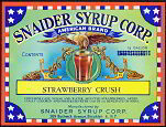 #ZLS070 - Snaider Strawberry Crush Label