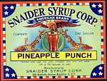 #ZLS071 - Snaider Pineapple Punch Label