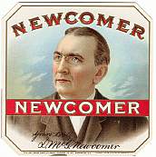 #LSC022 - D. Mcg. Newcomer Outer Cigar Box Label