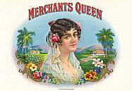 #ZLSC037 - Merchants Queen Inner Cigar Label