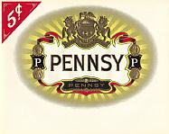 #LSC038 - Pennsy Inner Cigar Label
