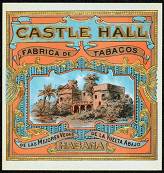 #LSC046 - Castle Hall Outer Cigar Box Label