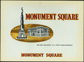 #ZLSC051 - Monument Square Cigar Label