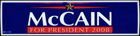#PL150 - McCain Bumper Sticker