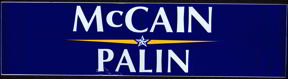 #PL149 - McCain Palin Bumper Sticker