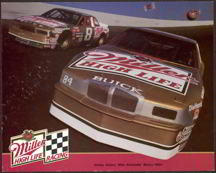 #BA056 - Miller High Life Racing Photo Bobby Allison, Mike Alexander, and Booy Hillin