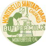 #DC048 - Montebello Sanitary Dairy Buttermilk Bottle Cap