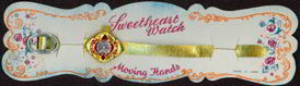 #TY192  - Carded Tin Sweetheart Watch on Display Card - Japan