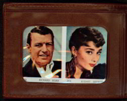 #CH123  - Wallet with Movie Star Pictures From the 1950s