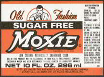 #ZLS103 - Old Fashion Moxie Sugar Free Soda Bottle Label