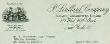 #MS050 - P. Lorillard Tobacco Company Letterhead