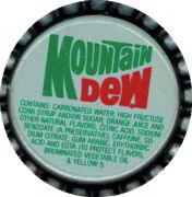 #BC293 - Older Mountain Dew Plastic Lined Soda Cap