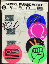 #MSH012 - Hippie Black Light Mobile with Peace, Women's Lib, Power, etc.