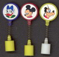 #CH158  - Set of three different Disney Pencil Toppers