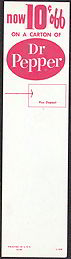 #SOZ036 -  Dr. Pepper Carton Insert 