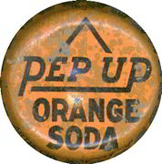 #BC307 - Early Used Pep Up Orange Soda Cap