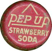 #BC306 - Early Used Pep Up Stawberry Soda Cap