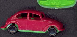 #TY325 - Volkswagen Beetle Plastic Pez Car