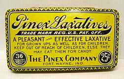 #CS004 - Pinex Laxative Tin