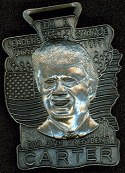 #PL056 - Pewter Colored  Jimmy Carter Fob