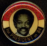 #PL057 - Group of 4  Jesse Jackson for President in 1984 Pinbacks